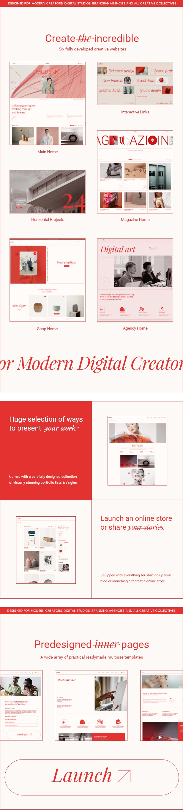 Rødest – Creative Elementor Theme